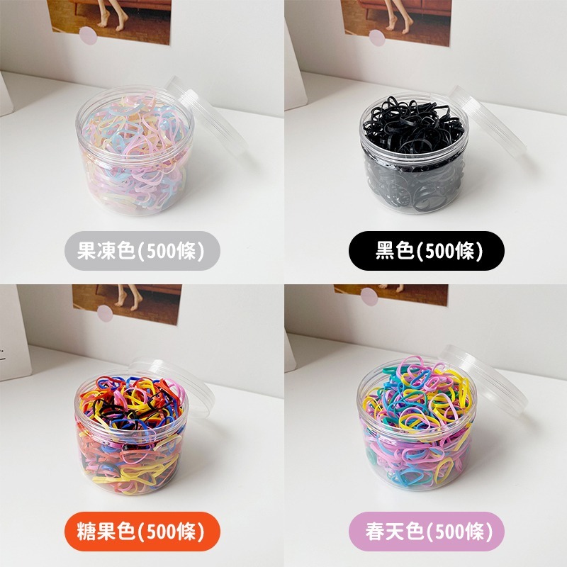 【JDUDS】拋棄式髮圈  一次性髮圈 綁頭髮髮圈 發圈 髮圈 黑色髮圈  黑色橡皮筋-細節圖3