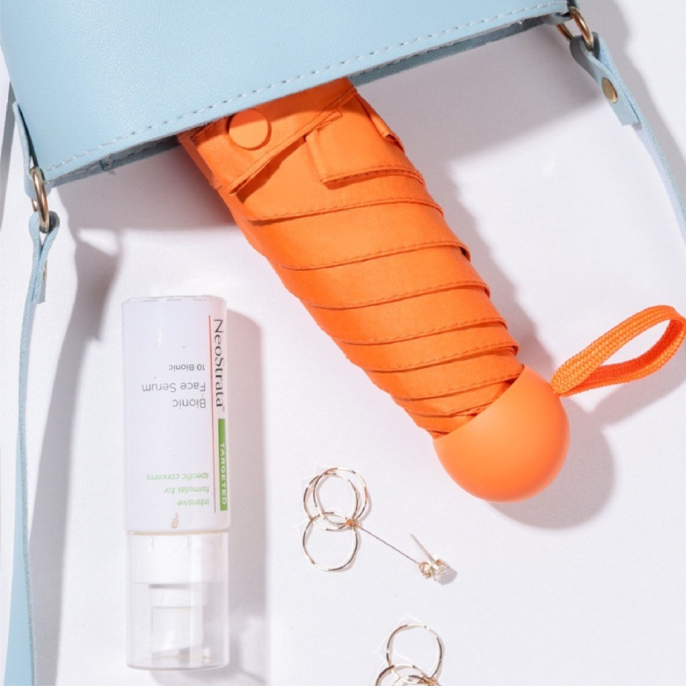 【JDUDS】超輕傘折疊遮陽傘 UPF50+ 迷你口袋傘 黑膠太陽傘 防曬雨傘 輕巧方便摺疊傘自動傘 折疊傘 自動摺疊傘-細節圖2