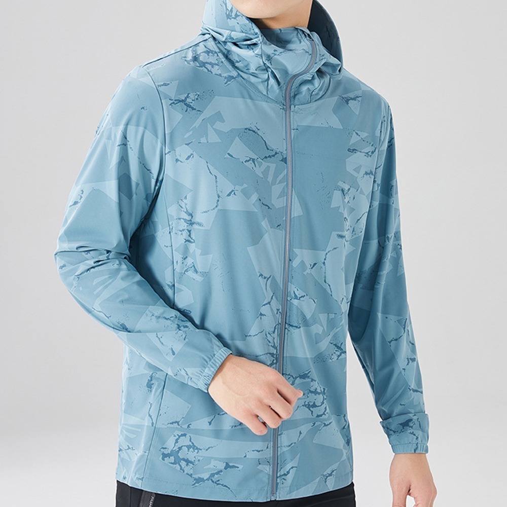 【JDUDS】冰感輕薄防曬外套 透氣彈性防曬外套 幾何迷彩運動防曬外套 情侶防曬外套  防曬外套 冰絲外套-細節圖7