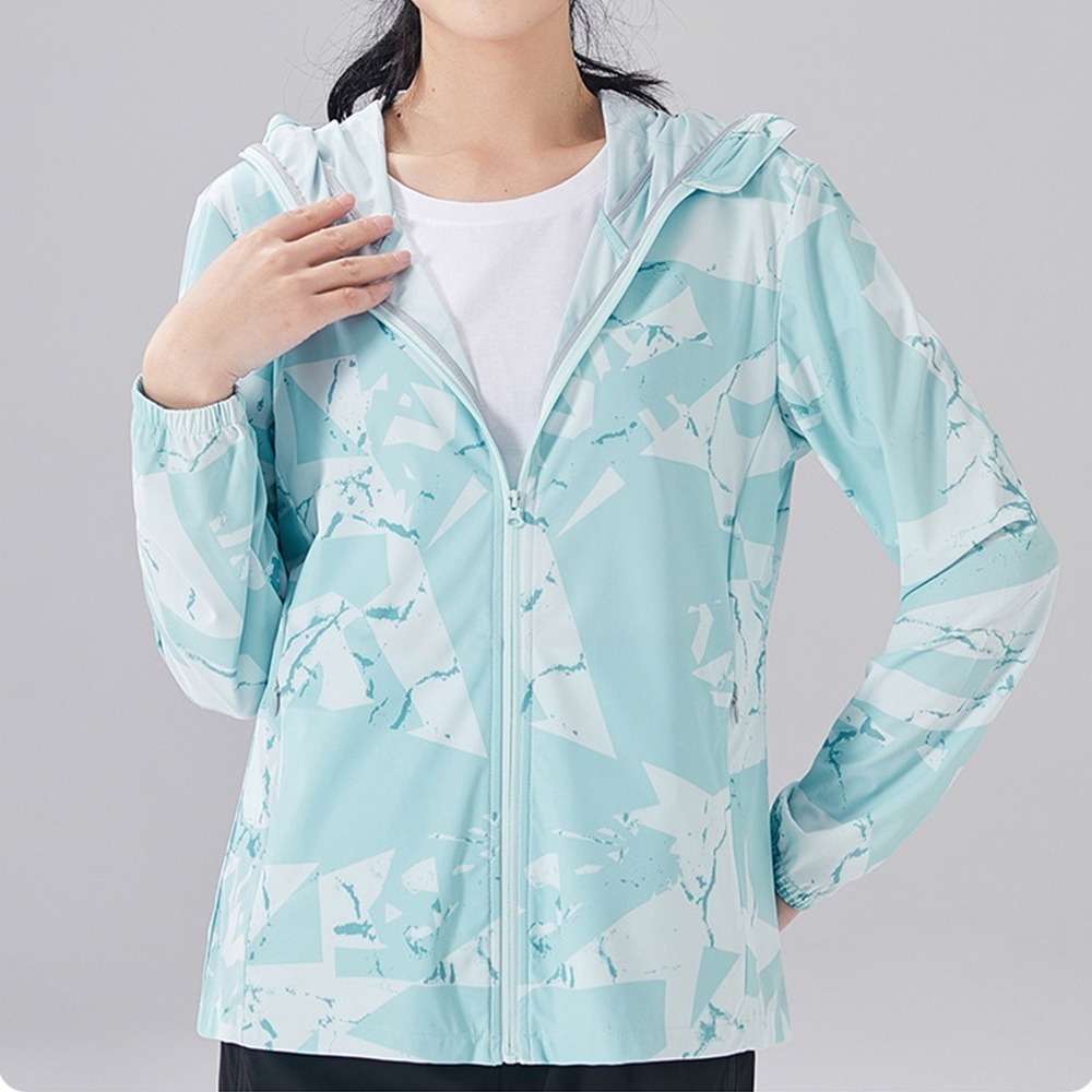 【JDUDS】冰感輕薄防曬外套 透氣彈性防曬外套 幾何迷彩運動防曬外套 情侶防曬外套  防曬外套 冰絲外套-細節圖8
