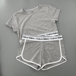 【JDUDS】字母套裝 簡約寬字母彈力腰帶居家套裝 CK風 辣妹風套裝 平價套裝 貼身套裝拆賣 T0087/P0067-細節圖6