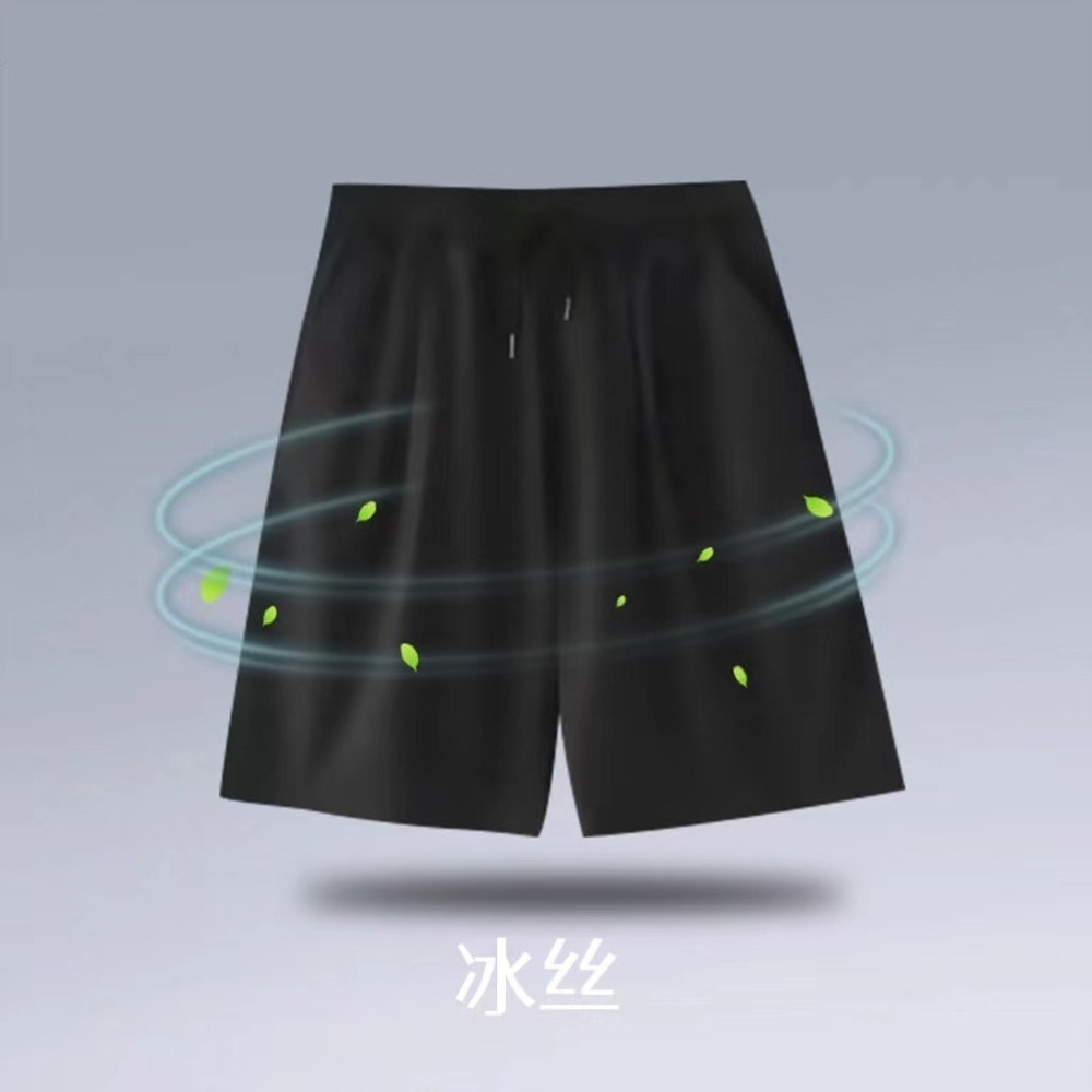 【JDUDS】男版 透氣五分褲 網眼運動短褲 男寬鬆薄款休閒五分褲 透氣舒適 沙灘短褲 籃球褲 居家運動褲 休閒褲-細節圖4