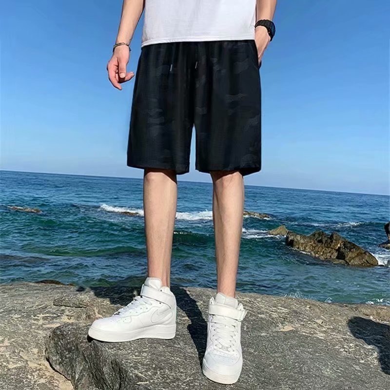 【JDUDS】男版 透氣五分褲 網眼運動短褲 男寬鬆薄款休閒五分褲 透氣舒適 沙灘短褲 籃球褲 居家運動褲 休閒褲-細節圖2