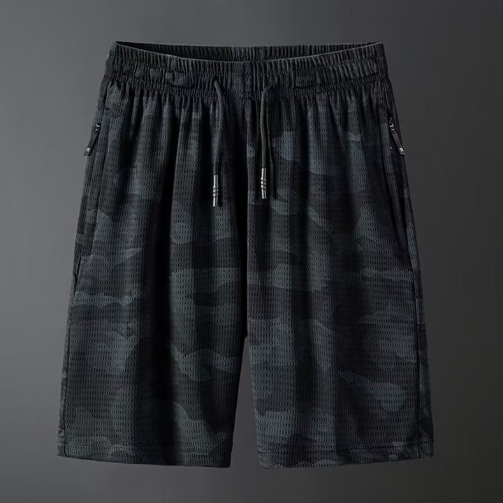 【JDUDS】男版 透氣五分褲 網眼運動短褲 男寬鬆薄款休閒五分褲 透氣舒適 沙灘短褲 籃球褲 居家運動褲 休閒褲-細節圖6