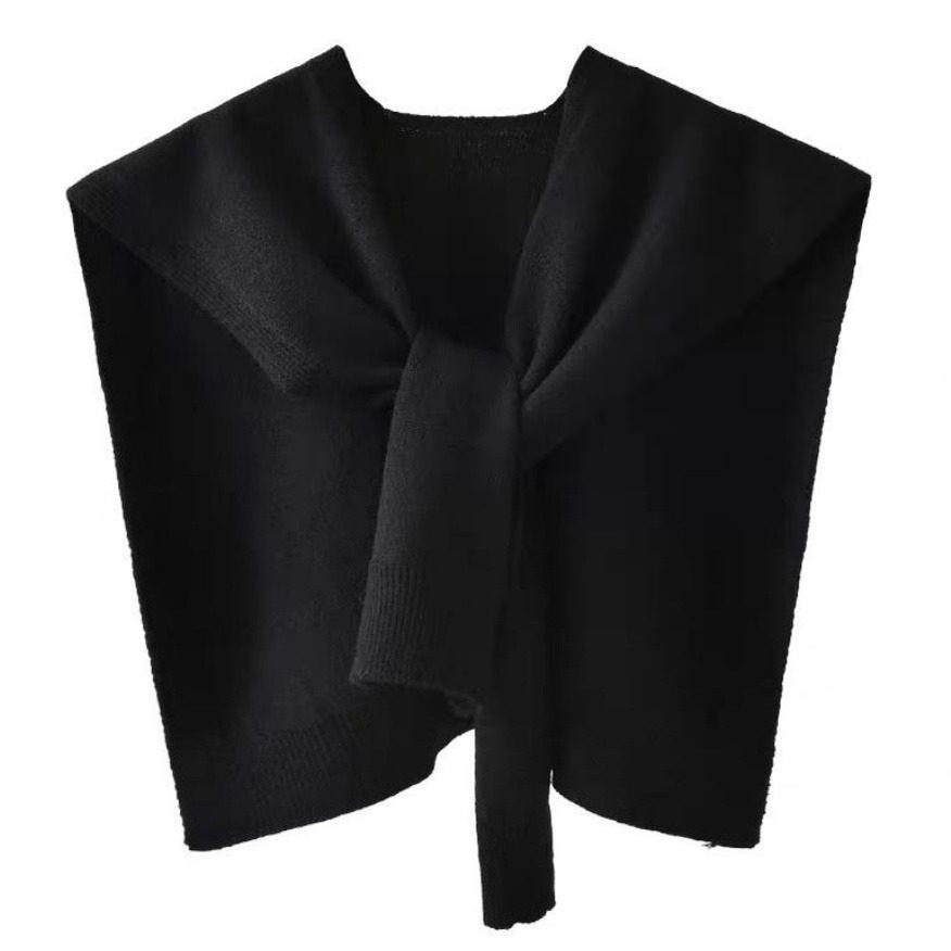 【JDUDS】日系包蕊紗針織披肩 薄款素色搭肩-規格圖10