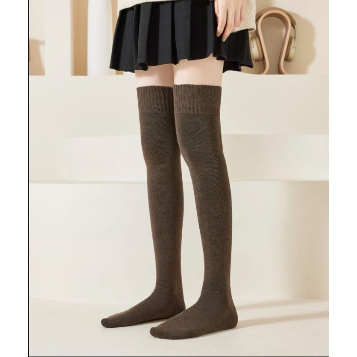 【JDUDS】秋冬款膝上襪  高筒膝上襪  保暖膝上襪 高長筒襪   過膝長襪 厚厚保暖襪 襪子-細節圖4