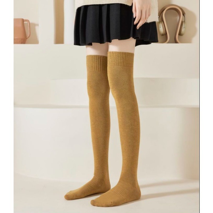 【JDUDS】秋冬款膝上襪  高筒膝上襪  保暖膝上襪 高長筒襪   過膝長襪 厚厚保暖襪 襪子-規格圖9