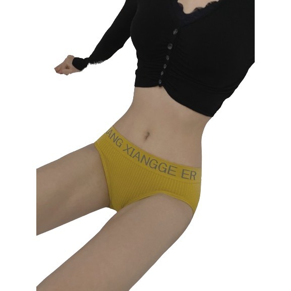 【JDUDS】歐美運動風字母無痕提臀收腹性感低腰三角褲 內著 無痕內褲 學生內褲 透氣內褲-規格圖8