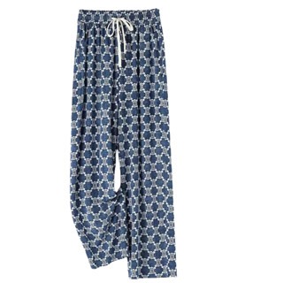 【JDUDS】夏季女百搭垂墜感窄版冰絲牛仔風直筒涼涼褲 字母褲 顯瘦 休閒 居家 少女 褲子 下著 印花 遛灣褲 素褲-規格圖7