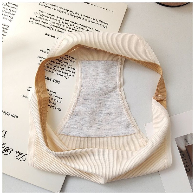 【JDUDS】日系糖果三角內褲 簡約螺紋 性感窄邊 彈力皮筋 拚色低腰三角內褲 低腰三角褲 女內褲 舒適內褲-細節圖8