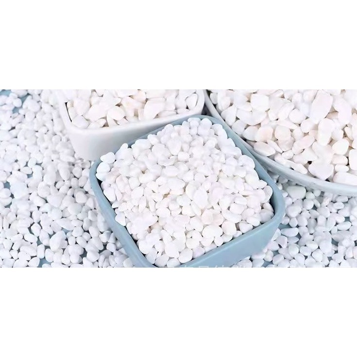 【JDUDS】水族箱底砂 白色石頭 珍珠石 白色鵝卵石 白米石 園藝石頭 多肉介質-細節圖2