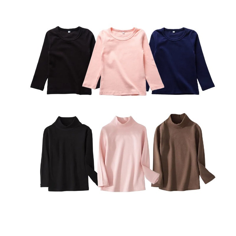 【JDUDS】兒童打底發熱衣 兒童保暖 秋冬保暖衣 兒童長袖上衣 小孩長袖上衣 立領發熱衣-細節圖2