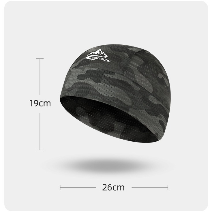 【JDUDS】冰絲速乾運動瓜皮帽 防曬帽 頭頂防曬 透氣速乾 登山 單車 跳舞 瓜皮帽-細節圖2