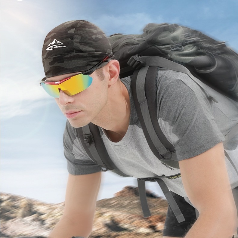 【JDUDS】冰絲速乾運動瓜皮帽 防曬帽 頭頂防曬 透氣速乾 登山 單車 跳舞 瓜皮帽-細節圖8