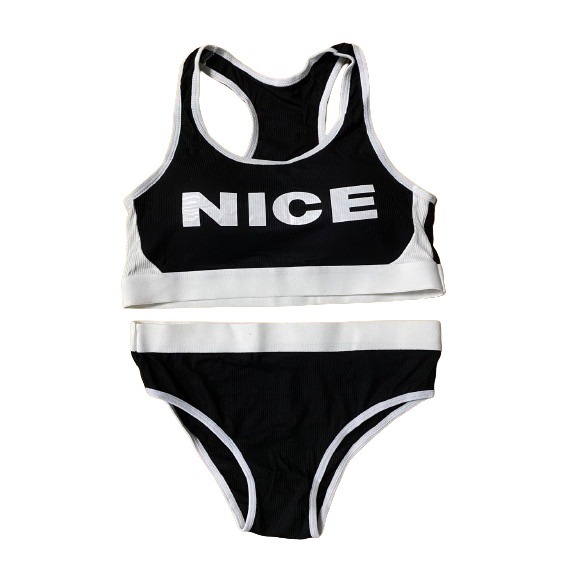 【JDUDS】歐美風字母運動背心套裝(背心+褲) 瑜珈套裝 運動套裝 性感運動套裝 健身 運動背心 三角褲-規格圖9