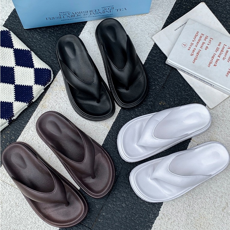 【JDUDS】厚底蓬蓬人字女生拖鞋 厚底拖鞋 夾腳拖鞋 人字拖鞋 外穿拖鞋 居家拖鞋-細節圖3