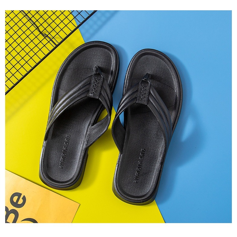 【JDUDS】夏季新款純色夾腳男拖鞋 沙灘人字拖 休閒拖鞋 日常外穿鞋 涼鞋 輕盈舒適 柔軟拖鞋 男拖鞋-細節圖7