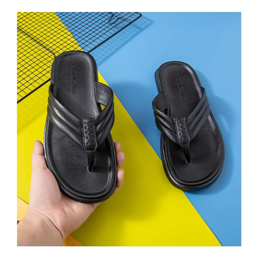 【JDUDS】夏季新款純色夾腳男拖鞋 沙灘人字拖 休閒拖鞋 日常外穿鞋 涼鞋 輕盈舒適 柔軟拖鞋 男拖鞋-規格圖9