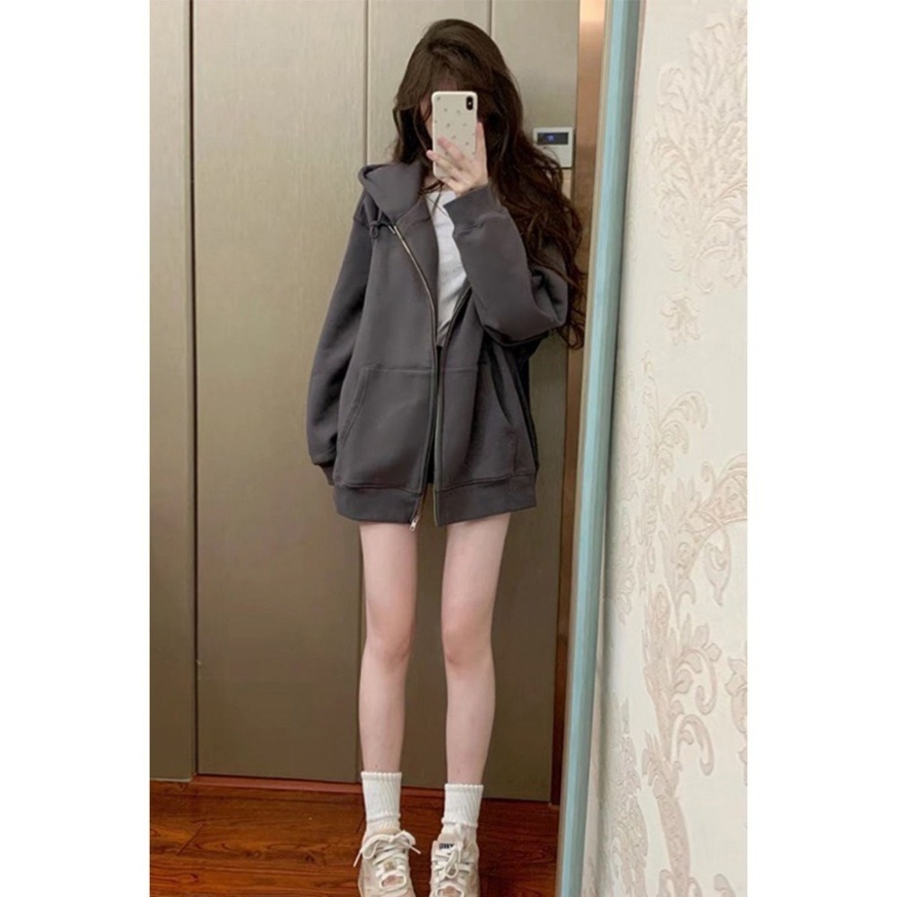 【JDUDS自家款】 拉鍊連帽外套 經典運動連帽外套 運動外套-細節圖9