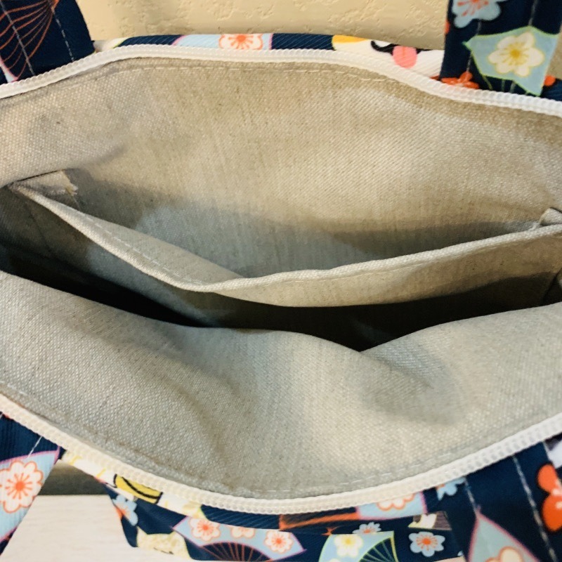 【JDUDS】🐾實用小物🐾日系不倒翁柴柴旅行手提袋 帆布袋 有拉鍊 有暗袋 便當袋 手拎包 媽咪包 防潑水包 化妝包-細節圖3