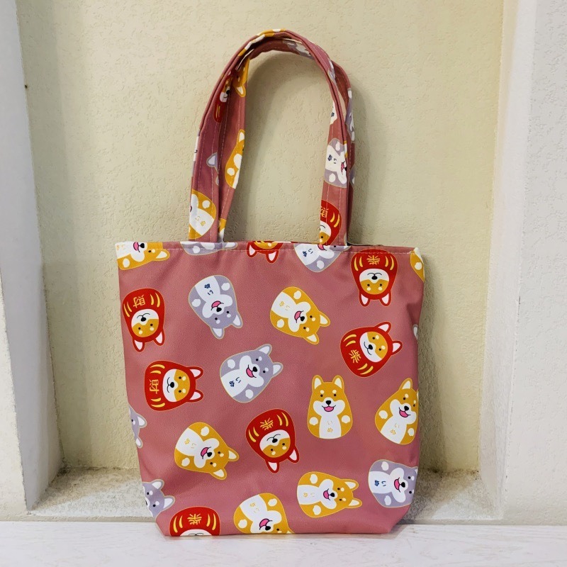 不倒翁柴柴收提袋/粉色