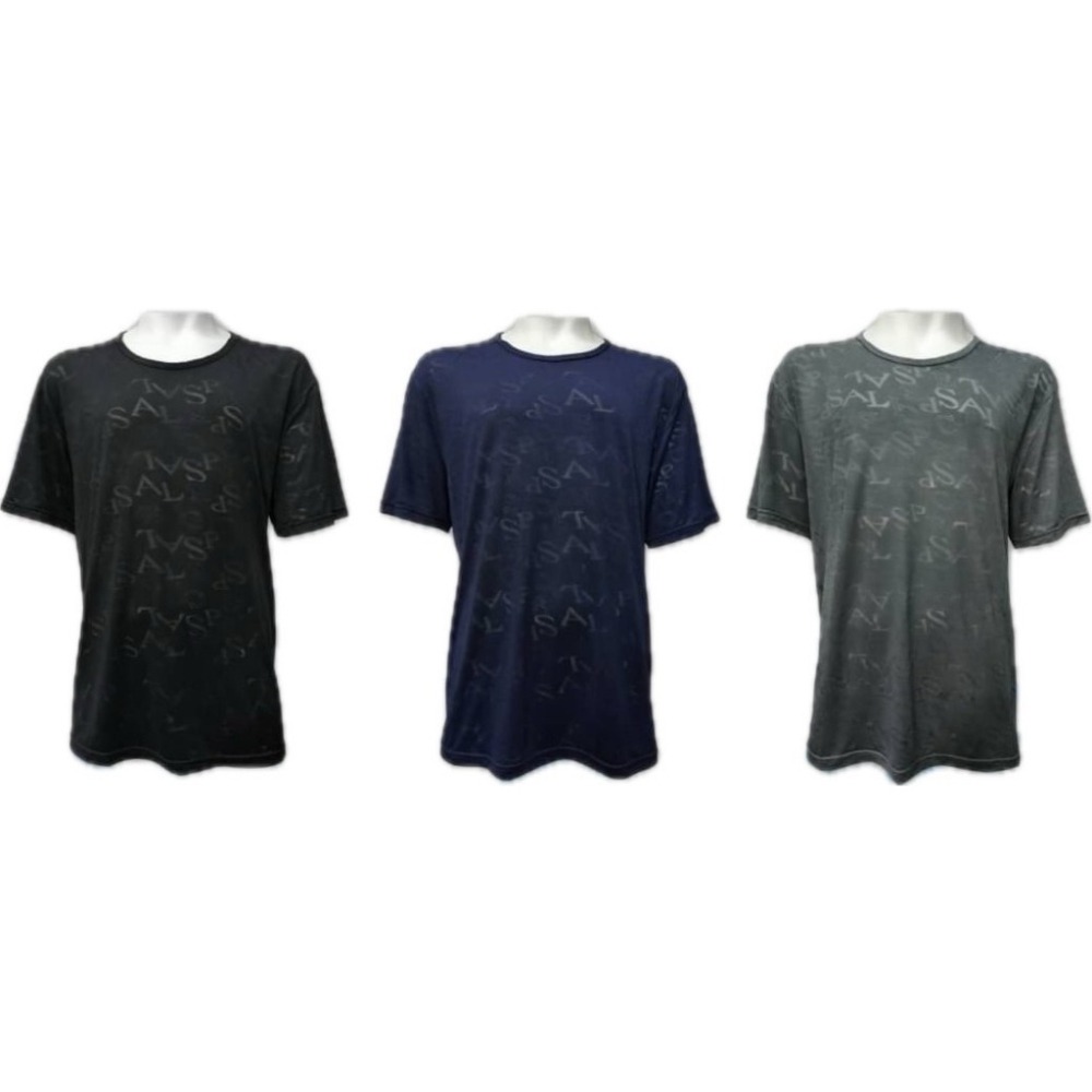 【JDUDS】】嚴選真絲涼感緹花男T恤 字母休閒運動圓領短袖 速乾 素T 休閒運動 戶外徒步 登山 跑步 打底衣 排汗衫-細節圖2