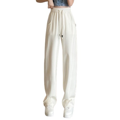 【JDUDS】高腰垂感香蕉褲高街爵士褲休閒直筒褲 長褲 高腰 遮跨 休閒 運動褲 窄款闊腿褲 居家褲 修身 百搭款-細節圖5