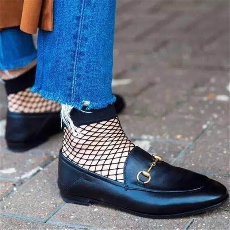 【JDUDS】春夏日系元素歐美風薄款漁網格摟空中筒網襪 大網 中大網 中網 小網 黑絲 網襪 絲襪 性感風 襪子-細節圖6