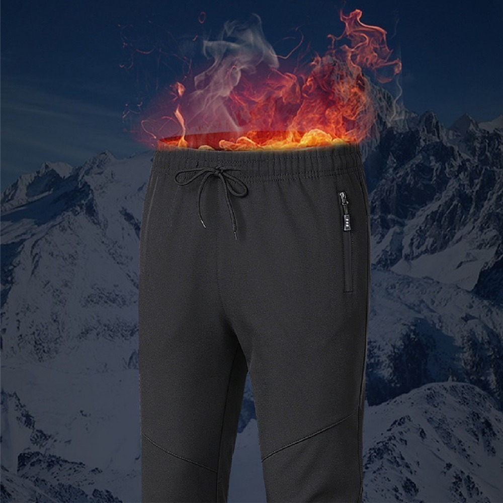 【7-ELEVEN門市團購】【JDUDS】超彈性加絨防風雨保暖男女衝鋒褲 2色可選 超保暖  防水 防風-細節圖2