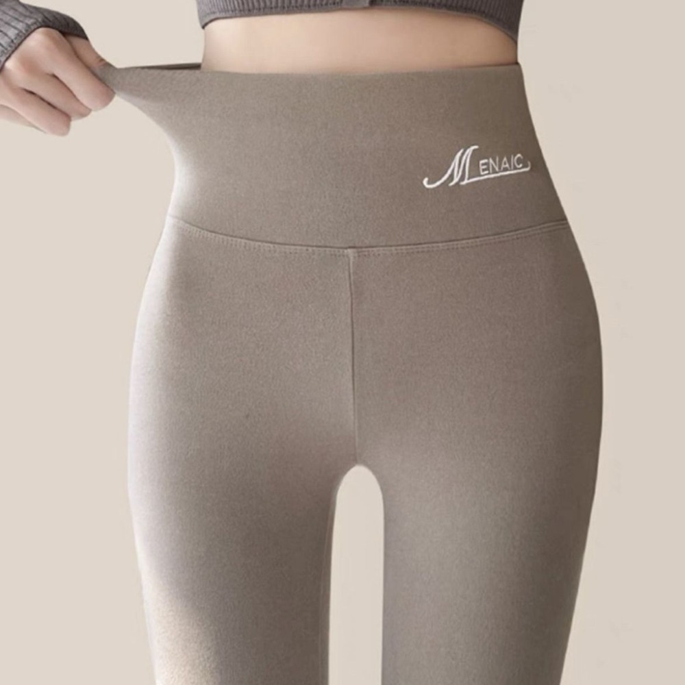 【JDUDS】磨毛打底褲 保暖內搭褲  高腰內搭打底褲  保暖褲 德絨保暖休閒褲 德絨保暖打底長褲-規格圖9