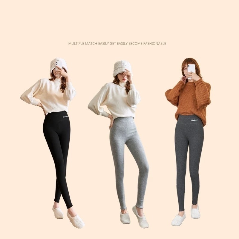 【JDUDS】加絨保暖打底棉褲 高腰打底棉褲 保暖打底棉褲 加絨保暖打底棉褲 打底棉褲-細節圖4