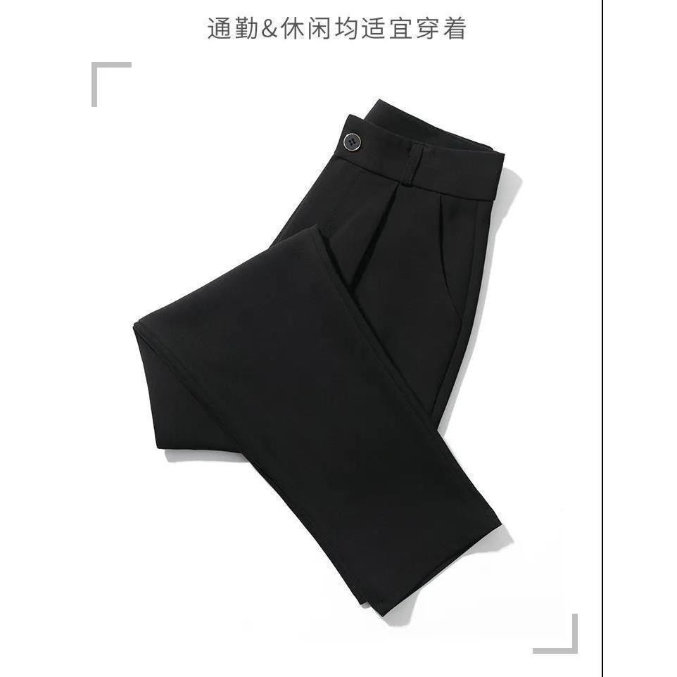 【JDUDS】 韓式女款西裝褲 休閒西裝褲  老爹褲 哈倫褲 九分褲 OL九分褲-細節圖2