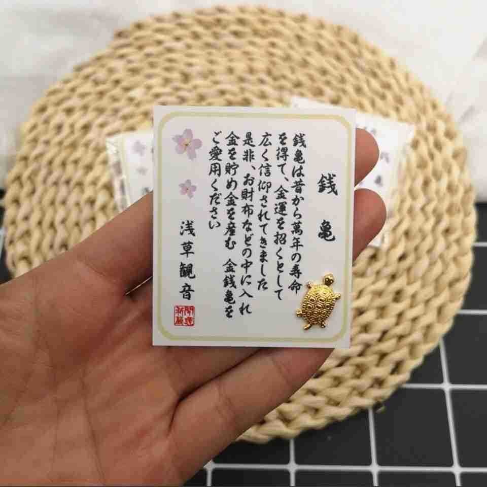 【台灣現貨】吉祥小飾品 金色錢龜 招福小龜  金色龜吉祥幸運小物-細節圖6