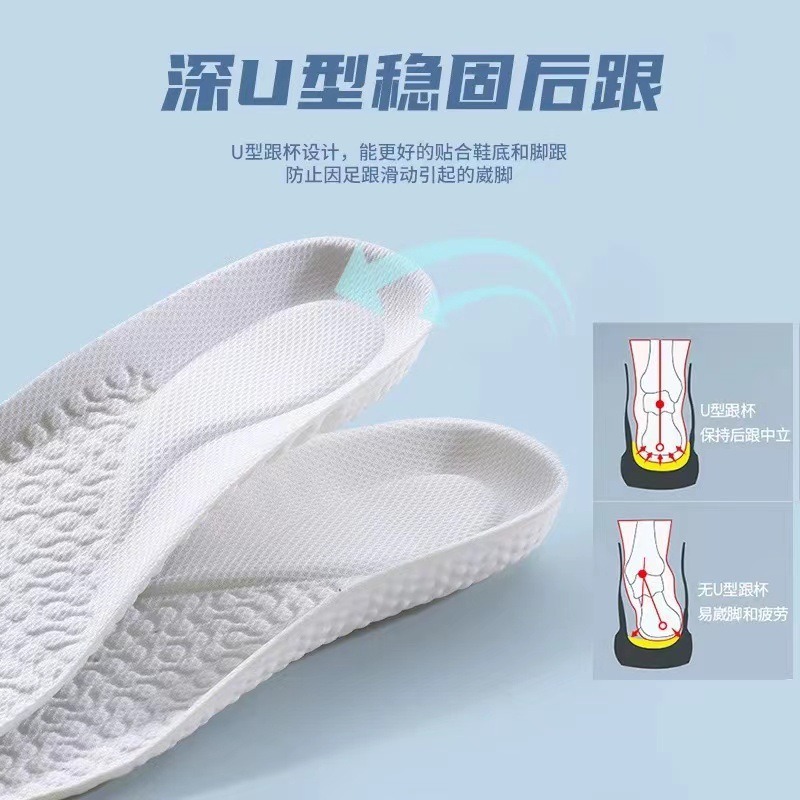 【JDUDS】減震彈力運動鞋墊 高彈力鞋墊 舒適增高 久站久走 回彈緩震 行軍鞋墊  舒壓透氣 休閒運動鞋墊 工作鞋墊-細節圖3