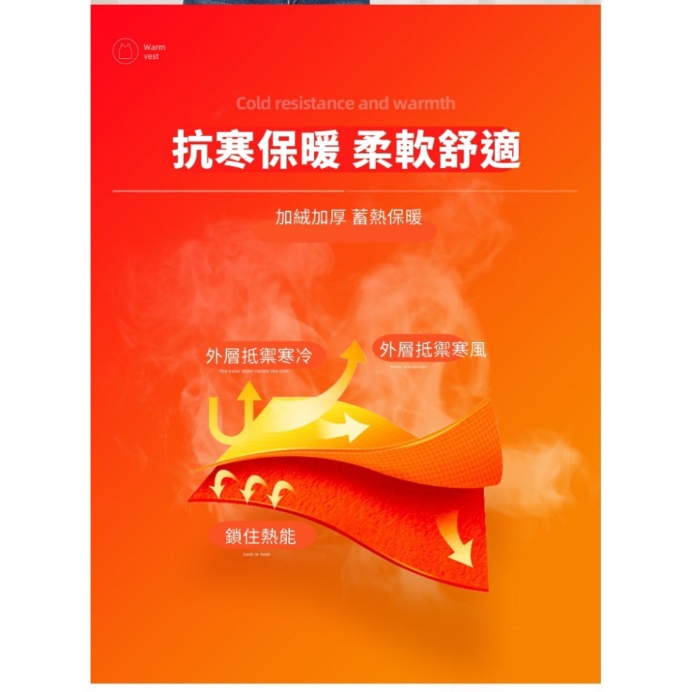 【JDUDS】男士黃金絨加絨加厚保暖背心 秋冬打底內衣 貼身內衣 內搭刷毛背心 發熱背心 刷毛背心 親膚-細節圖5