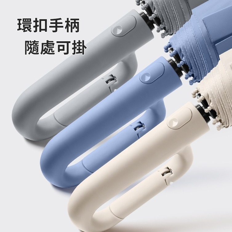 【JDUDS】全自動環扣晴雨兩用傘 十骨傘 192骨傘 自動摺疊傘 自動傘 雨傘 遮陽傘 單手開傘-細節圖8