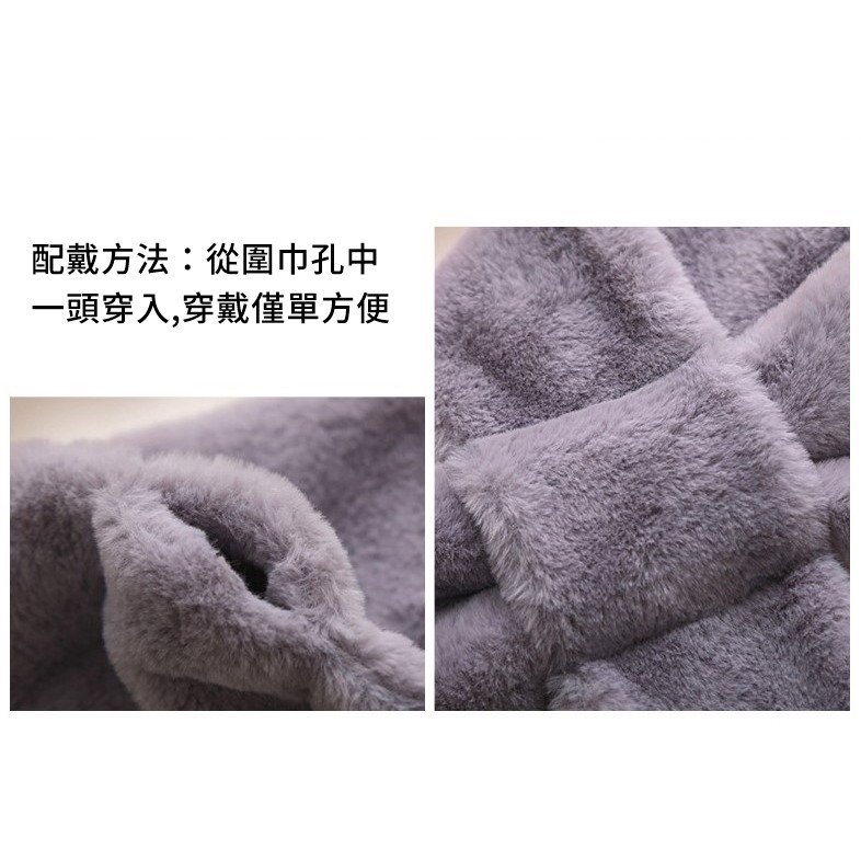 【JDUDS】新款兒童秋冬毛絨圍巾 可愛圍巾 兒童圍脖 動物圍巾 小孩圍巾 舒適圍巾 寶寶圍巾-細節圖5