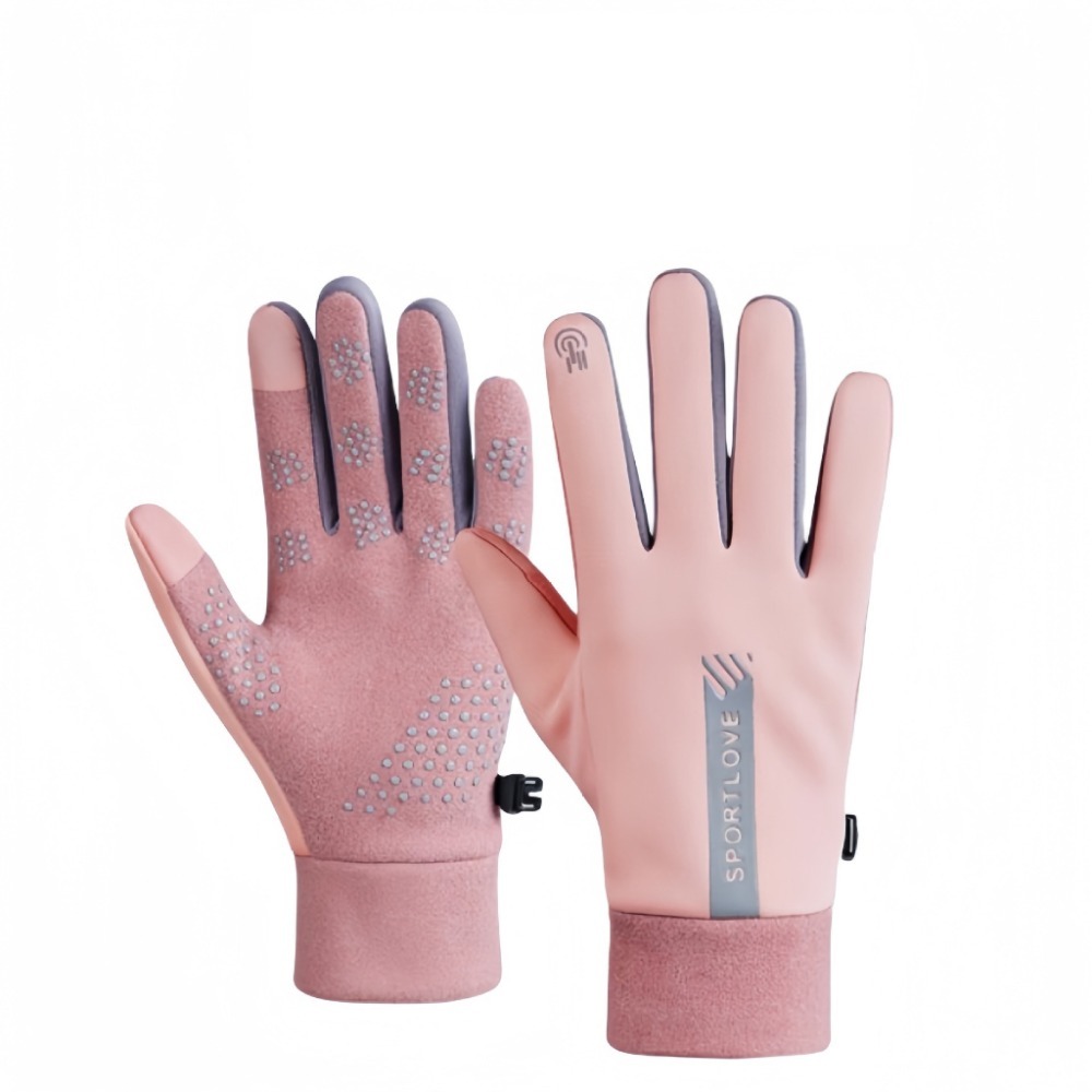 【JDUDS】秋冬時尚防風防潑水加絨觸屏防滑手套 機車手套 戶外手套 保暖手套 可滑手機-規格圖8