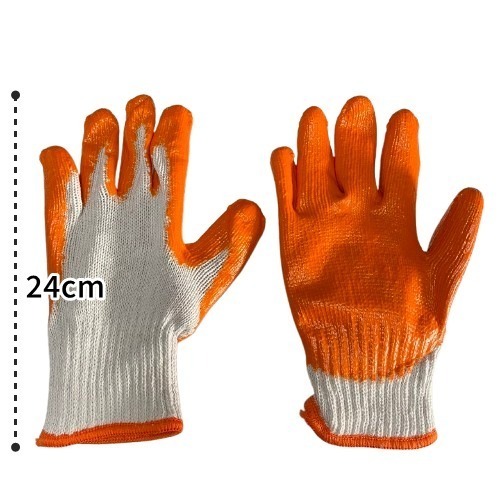 【JDUDS】棉線針織浸膠手套 工地手套 耐磨手套 防護手套 搬運手套 施工手套 防磨手套-細節圖8