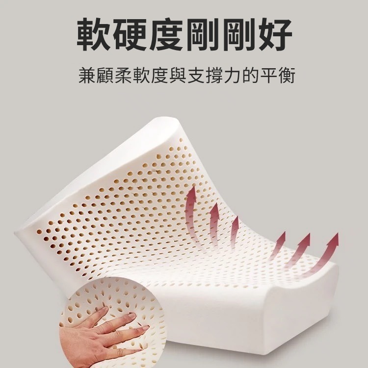 【JDUDS】天然乳膠枕 記憶枕 乳膠枕 睡眠枕 護頸枕 舒眠枕 枕頭推薦 曲線乳膠枕-細節圖2