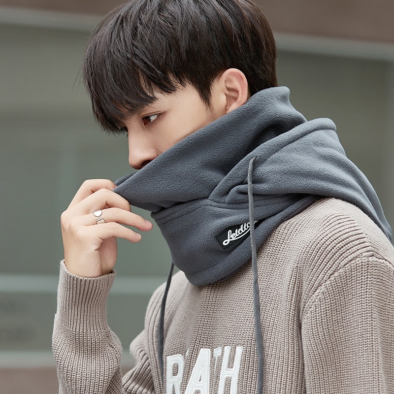 【JDUDS】三合一絨毛保暖面罩+帽子+圍脖 男女同款 護耳保暖 保暖頭套圍脖 絨毛頭套 騎士保暖 雪地保暖-細節圖4