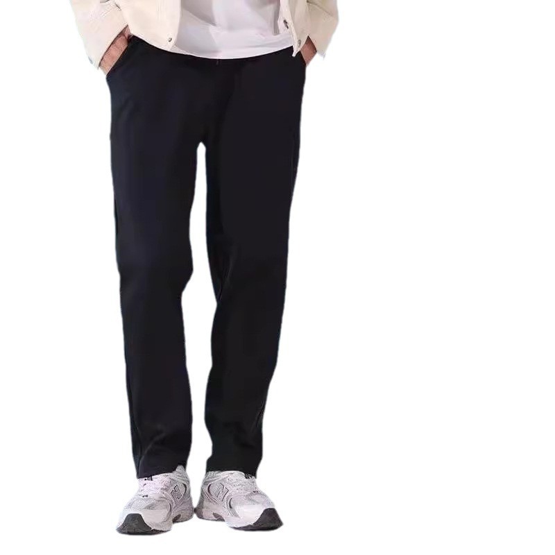 【JDUDS】男女同款秋冬加絨防風衝鋒褲 休閒彈力保暖褲 平腳褲管 鬆緊長褲 運動長褲 加絨褲-細節圖8