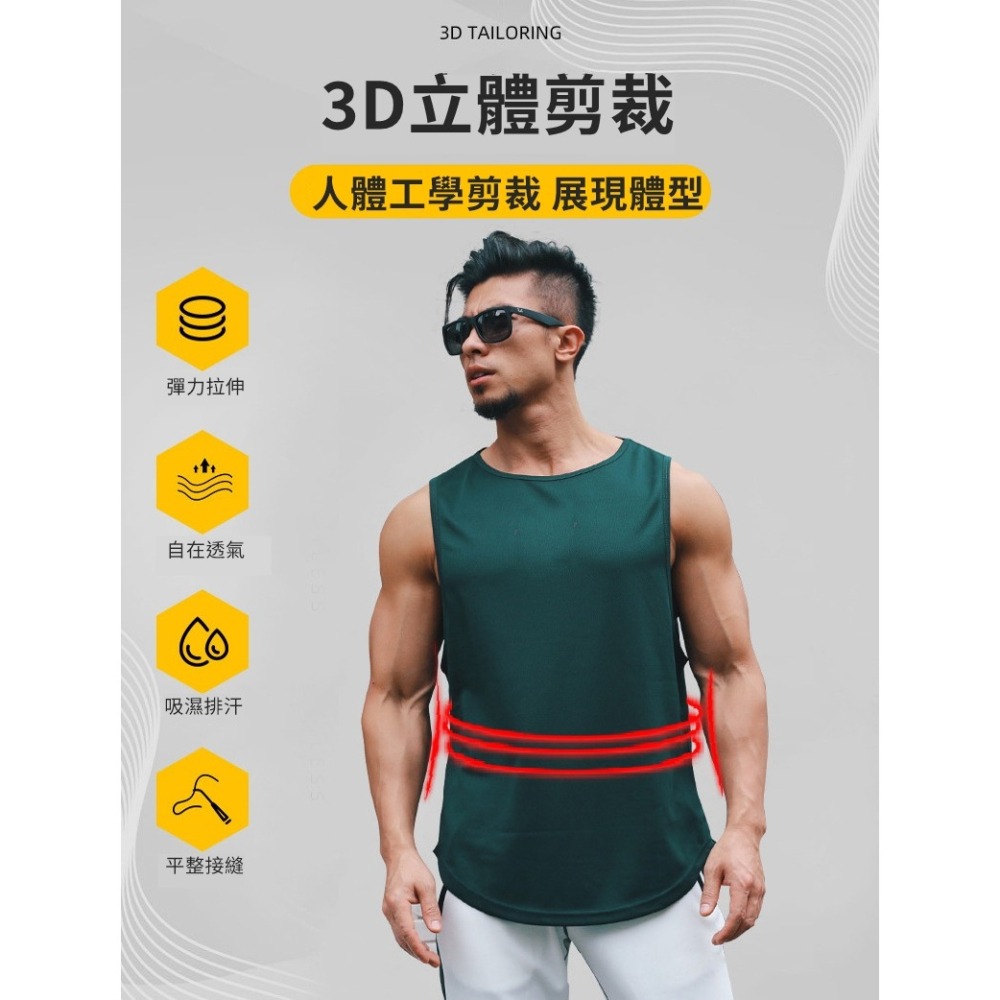 【JDUDS】速乾網眼運動背心 男背心 運動服 籃球背心 運動背心 純棉背心 球衣 睡衣 內搭背心-細節圖2