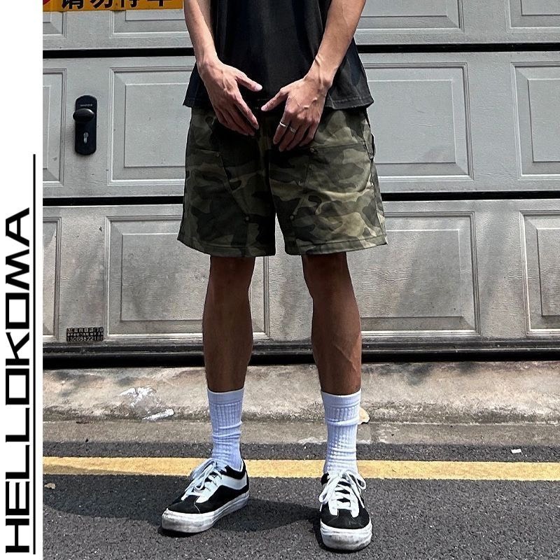 【JDUDS】男士迷彩五分褲 輕薄夏季款 休閒短褲 運動短褲 耐磨短褲 網眼短褲 男短褲 男裝 夏季短褲-細節圖2