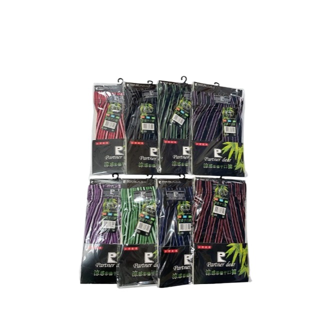 【JDUDS】冰塊涼感彩條平口褲 四角褲 男生內褲 合身四角褲 平口褲 條紋內褲 親膚內褲 男四角褲 條紋內褲-細節圖4