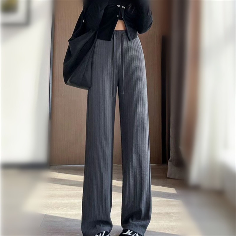 【JDUDS】雲朵泡芙褲高腰垂感休閒褲 女褲 寬褲 闊腿褲 休閒褲 皺褶褲 直筒褲 女裝 女長褲-細節圖6