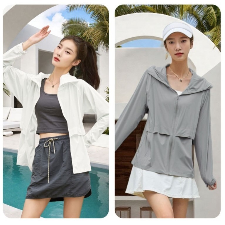 【JDUDS】UPF50+女款輕薄冰絲透氣防曬外套 防曬外套 防紫外線 騎車外套 戶外防曬 女薄外套-細節圖6