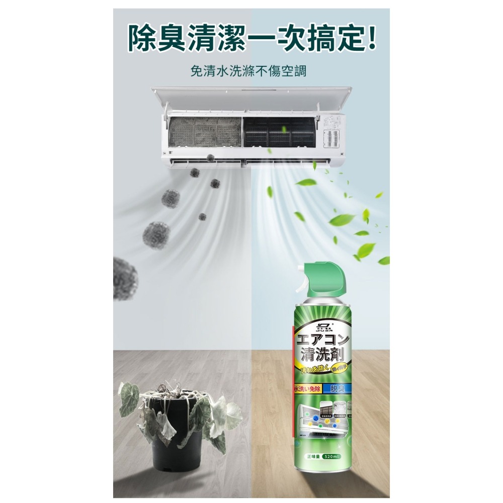 【JDUDS】家用冷氣清潔劑 冷氣清潔劑 空調清潔劑 室內機清潔 冷氣清潔 冷氣清洗 免拆冷氣清洗劑-細節圖6