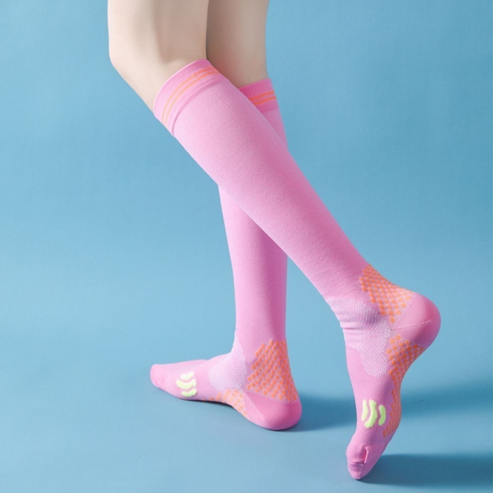 【JDUDS】健身壓力運動襪 跳繩襪 男女運動長襪 瑜珈襪 機能襪 壓縮襪 小腿襪 長筒襪 襪子-細節圖9