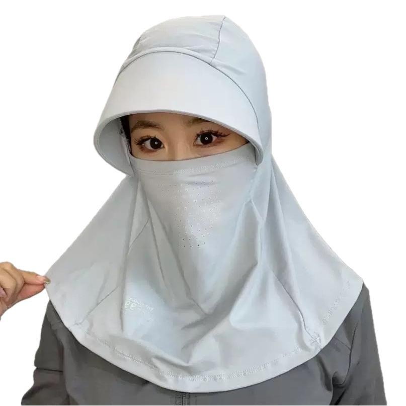 【JDUDS】涼感全臉遮陽防曬帽 冰涼感防曬帽 防紫外線帽 戶外工作防曬帽 農夫帽 遮臉太陽帽 遮臉帽-細節圖2